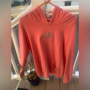 Adidas Women's Vibrant Coral Hoodie